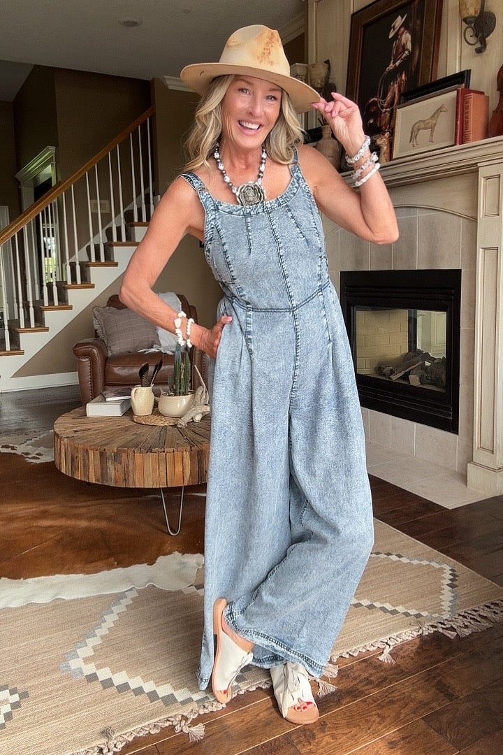 Freedom Fit Denim Overalls