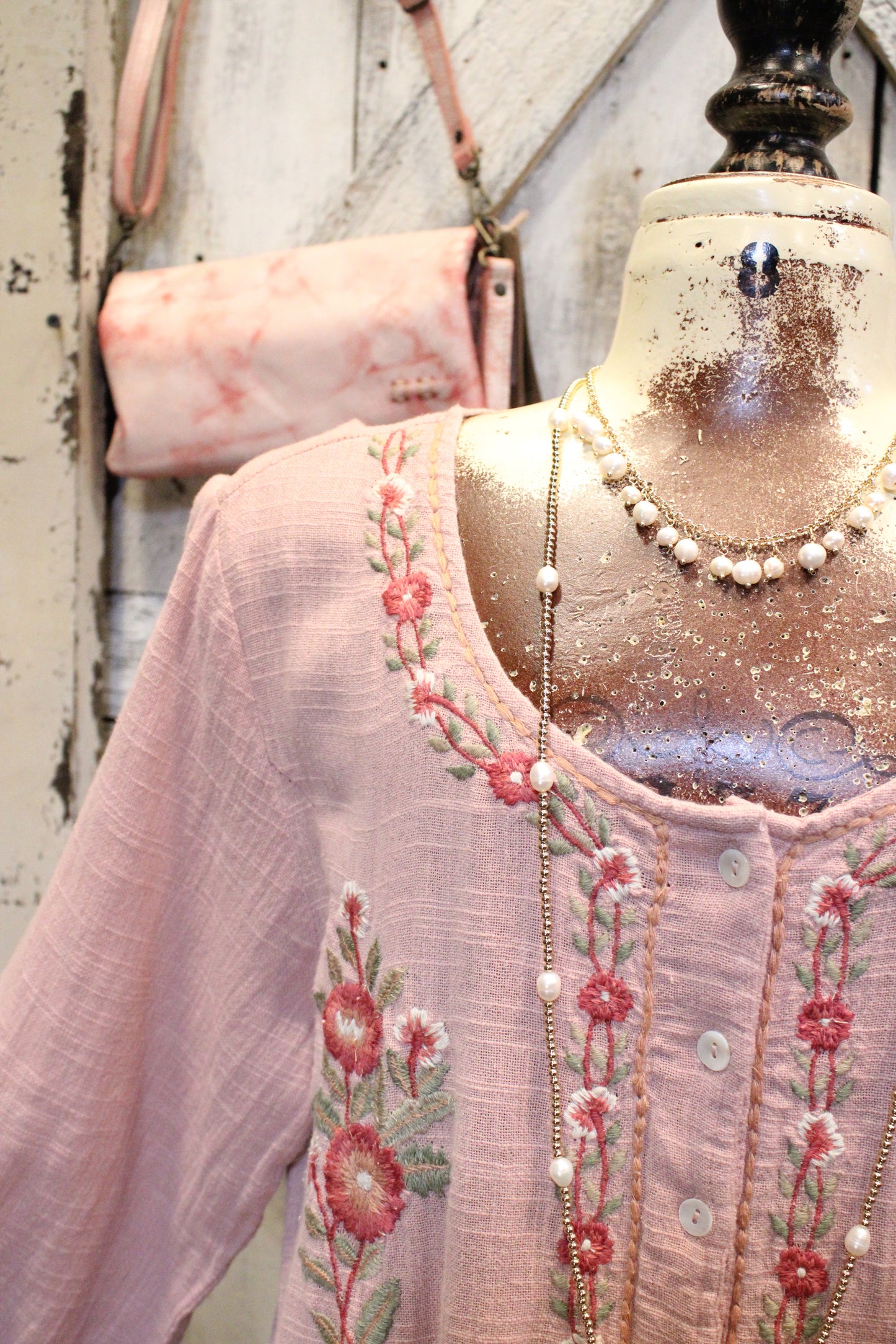 Rosy Ridge Cotton Dress