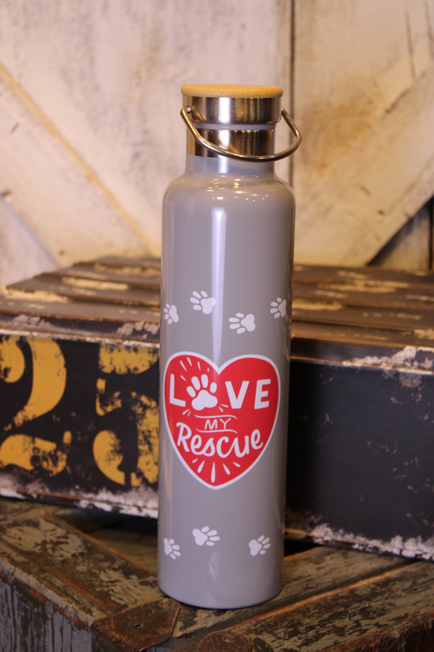 Love My Rescue Insulated Water Bottle