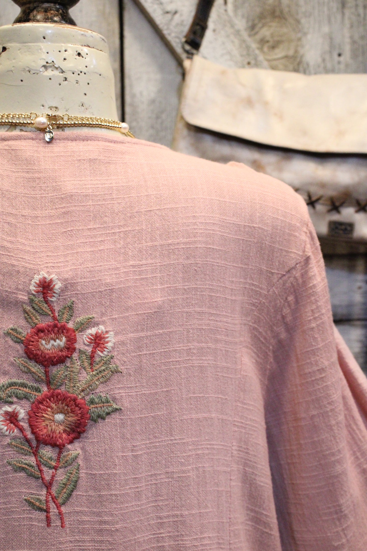 Rosy Ridge Cotton Dress