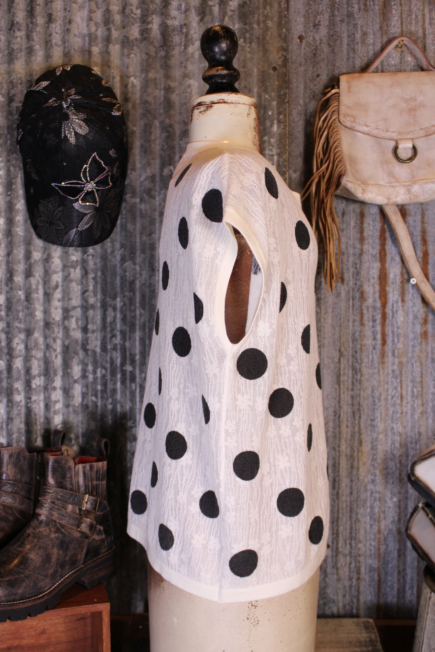 Park Avenue Polka Dot Blouse