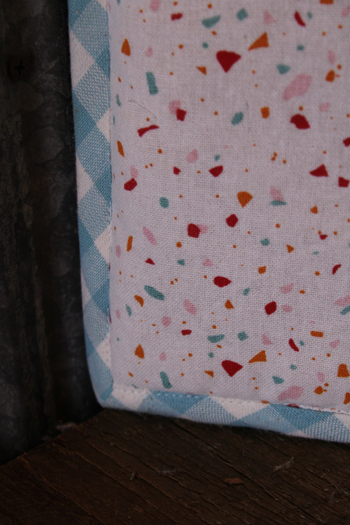 Eat Play Love Potholder &amp; Kitchen Towel Set