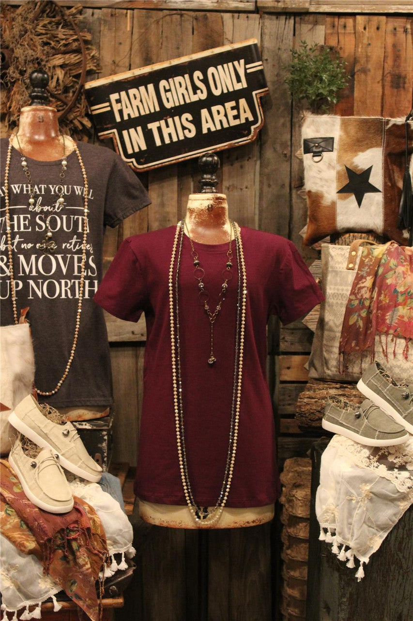 Plum Basic T-shirt
