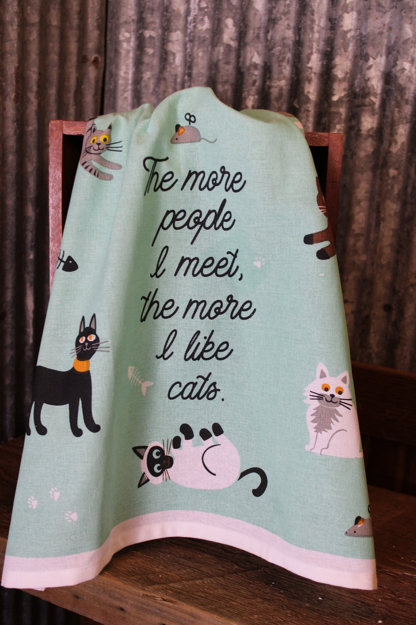 Cat Person Kitchen Towel