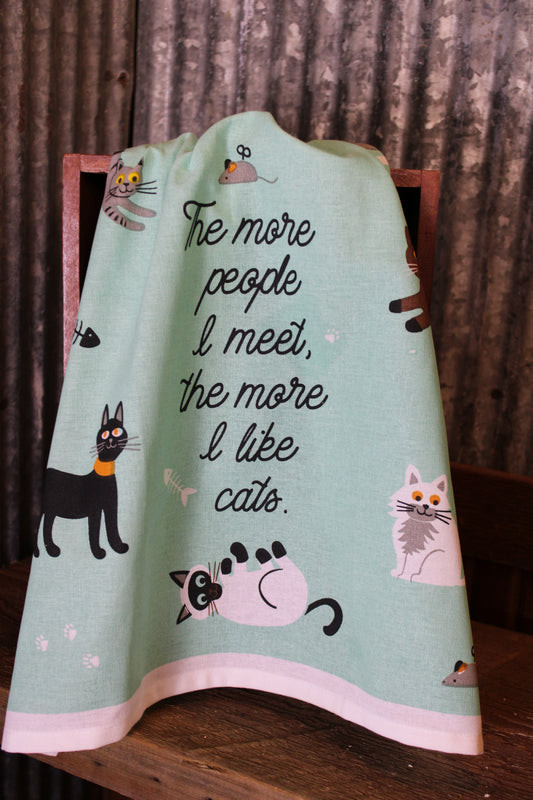 Cat Person Kitchen Towel