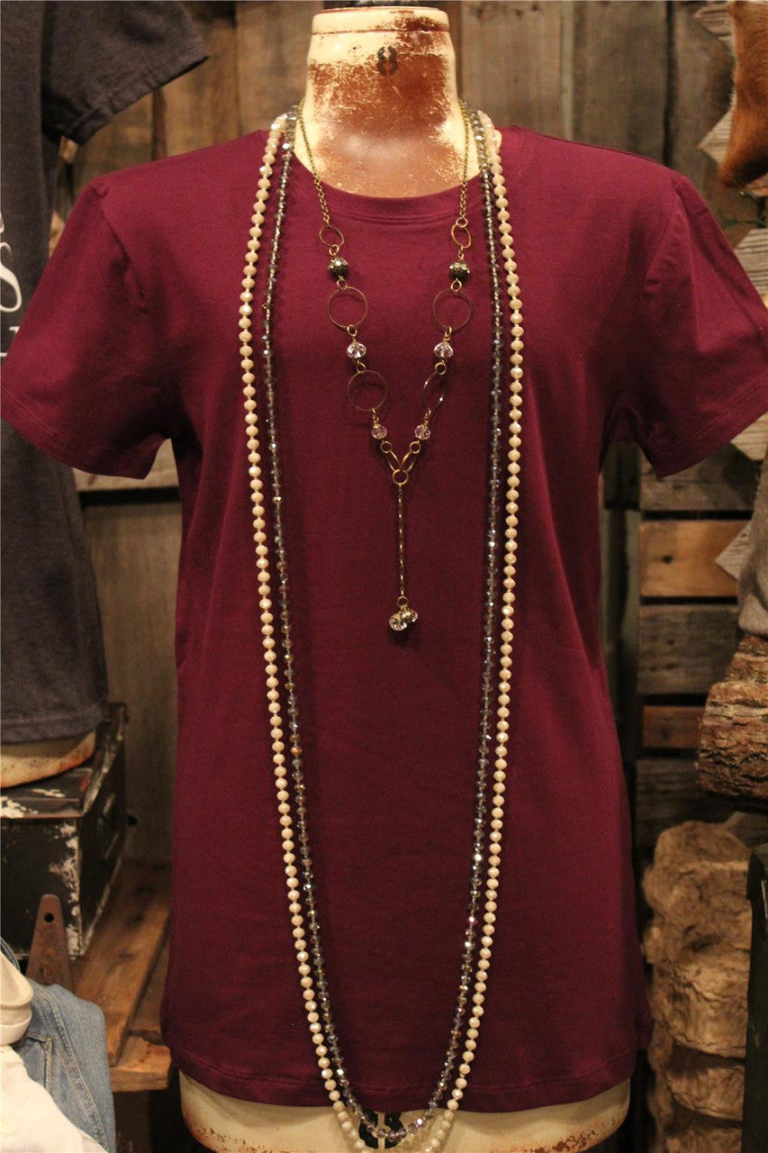Plum Basic T-shirt