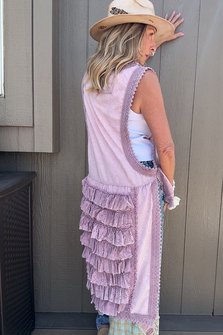 Party In The Back Sleeveless Top