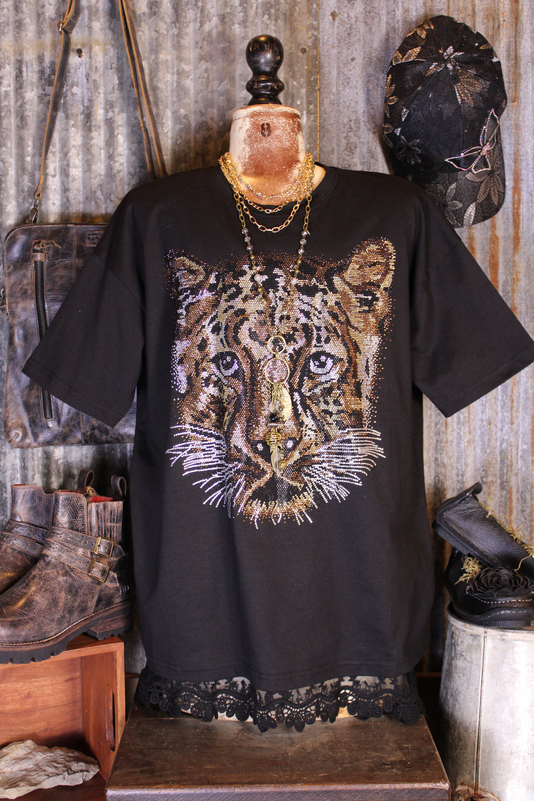 Sparkle And Spots Cheetah Tee