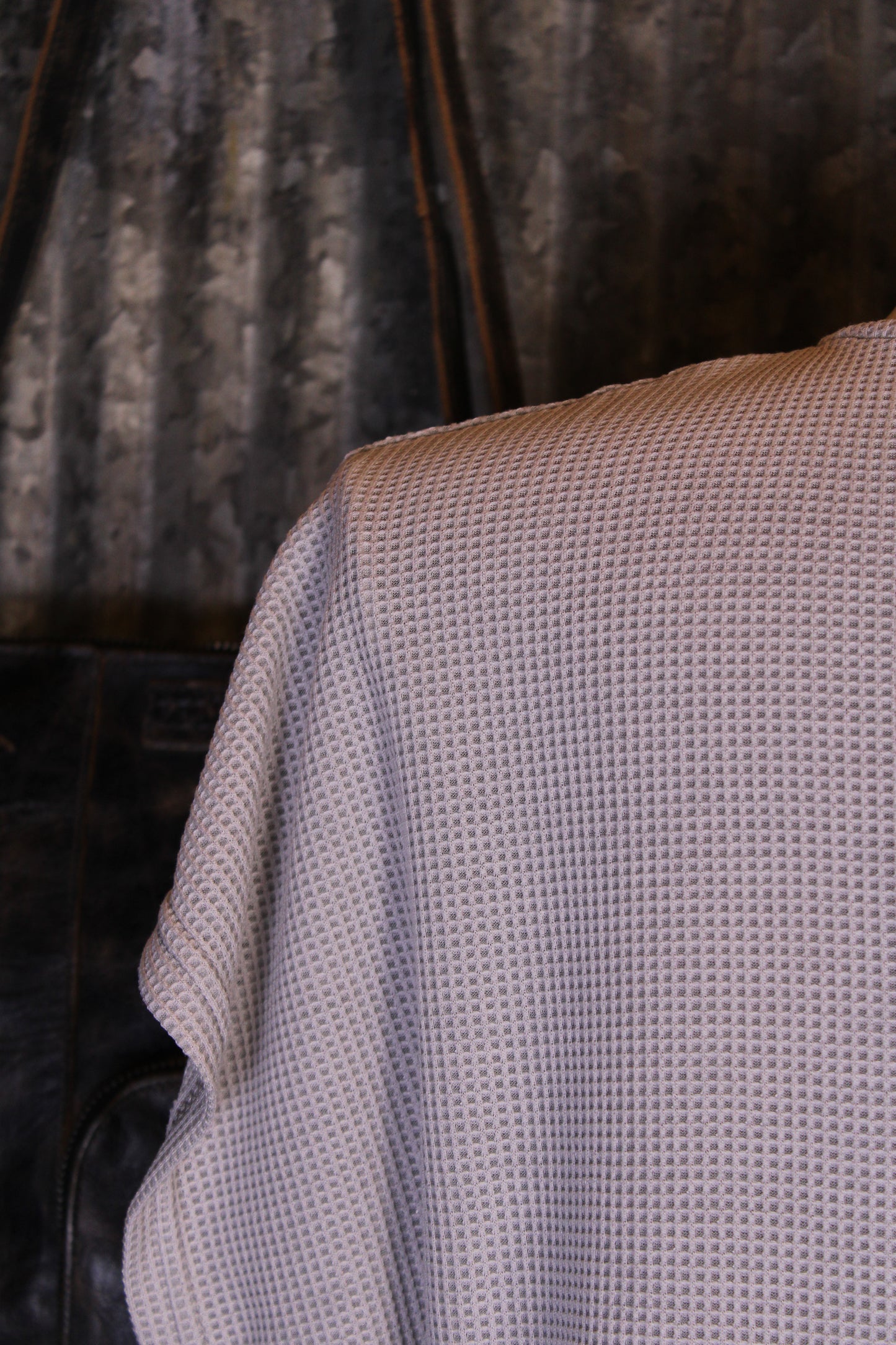 Silver Birch Waffle Knit Top