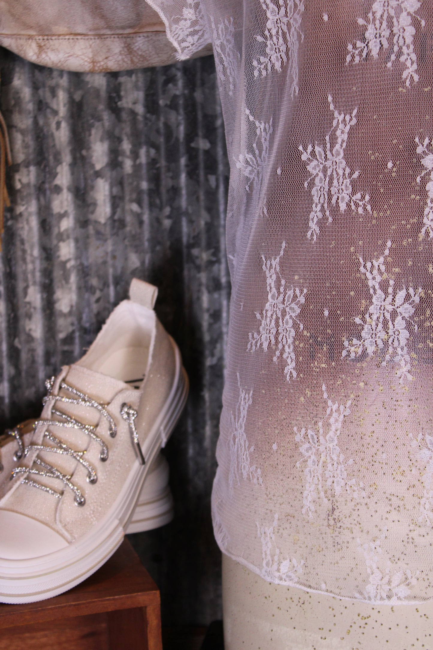 Desert Lily Mesh Top