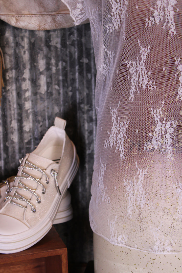 Desert Lily Mesh Top