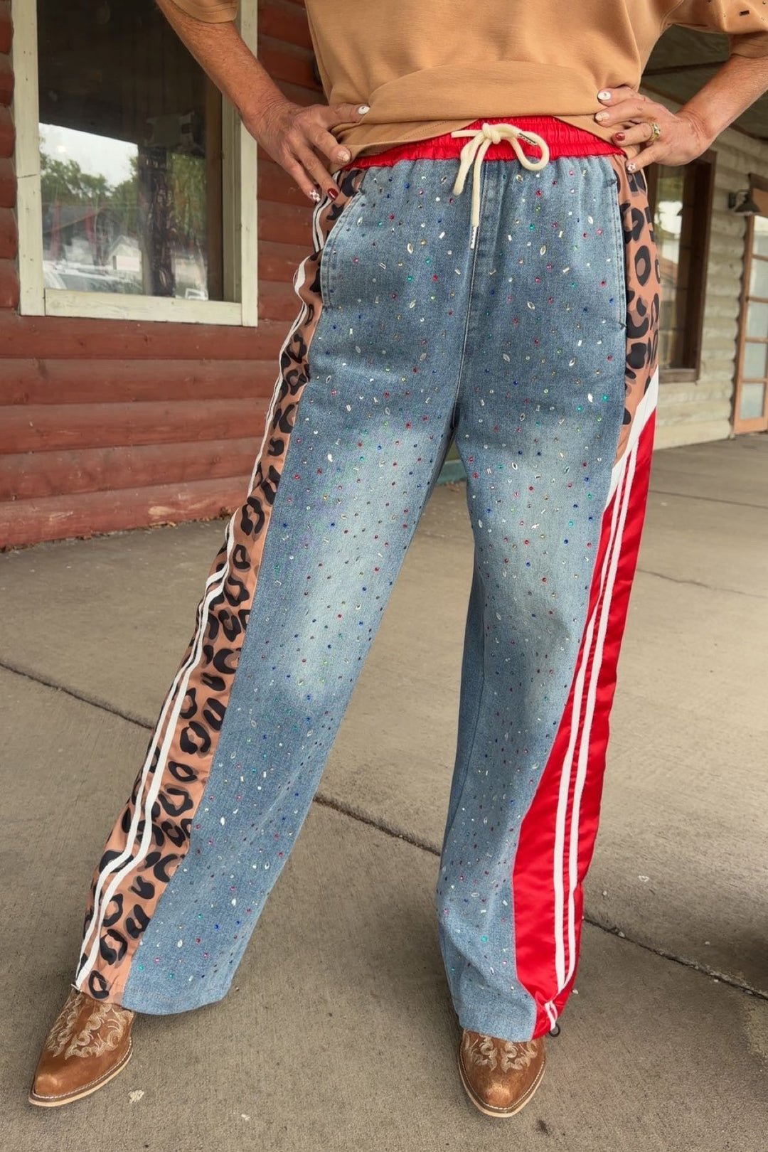 Glam Game Denim Pants