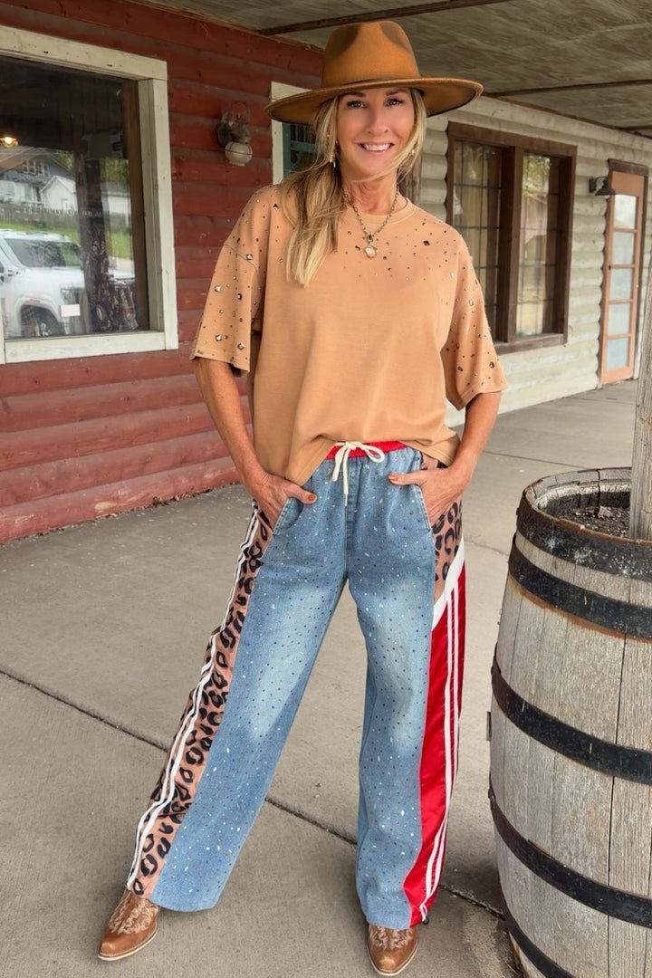 Glam Game Denim Pants