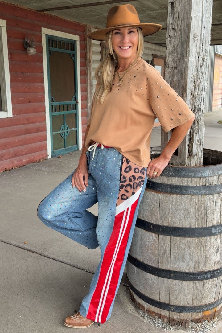 Glam Game Denim Pants