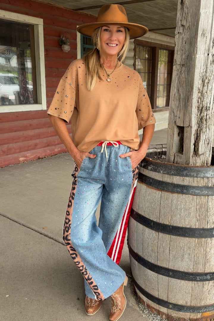 Glam Game Denim Pants