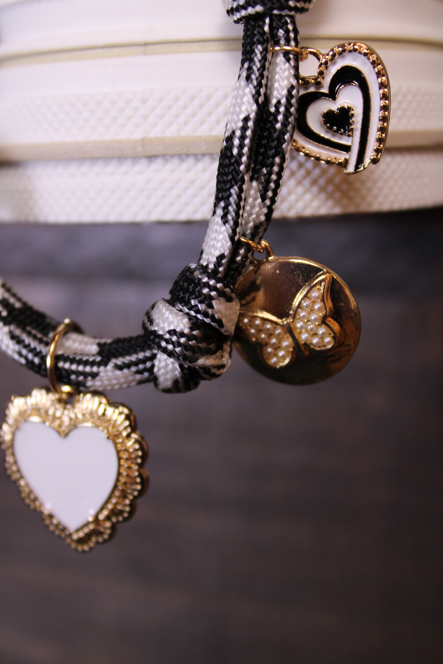 Noir Luxe Charm Necklace