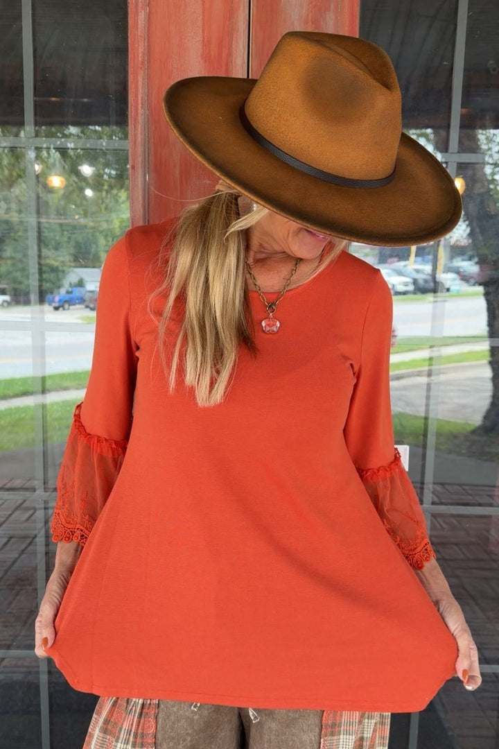 Broom Tail Rust Blouse