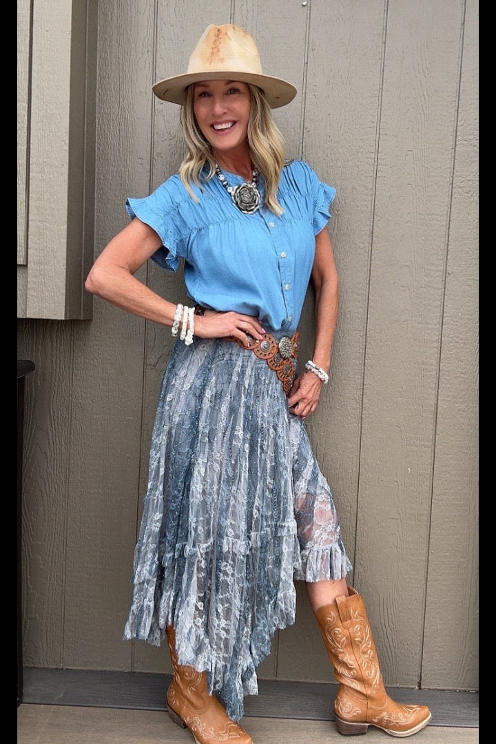 Prairie Moon Tiered Skirt