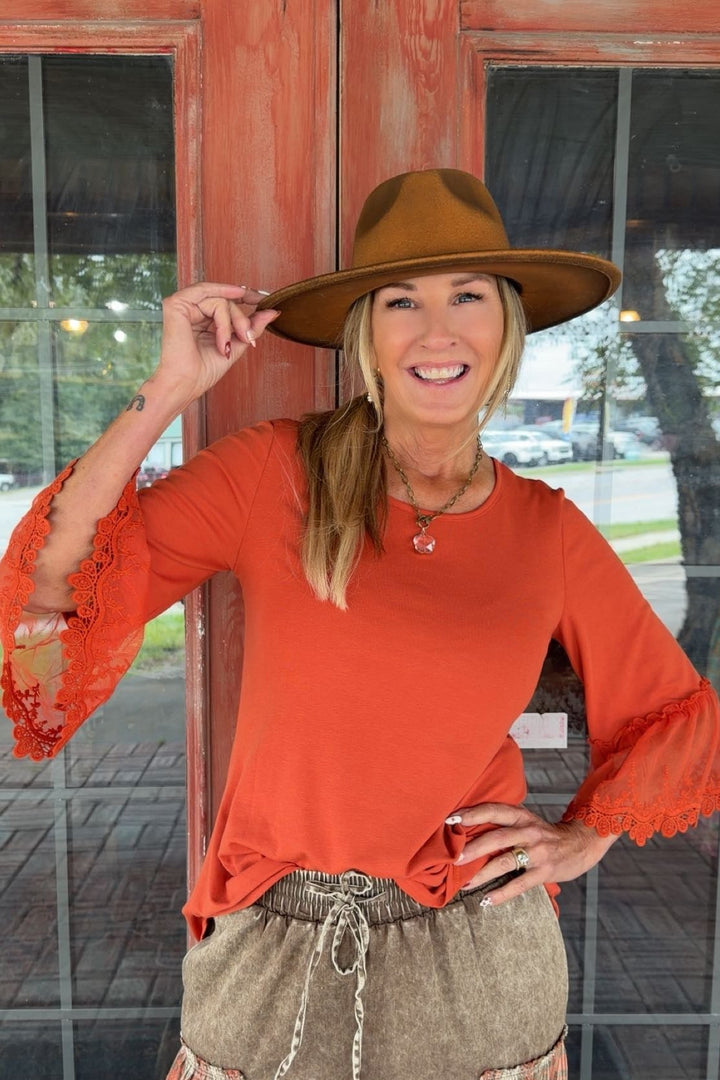Broom Tail Rust Blouse