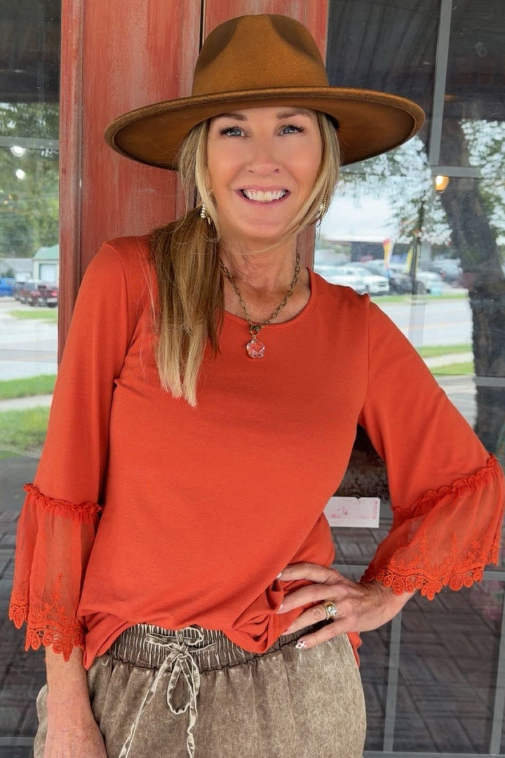 Broom Tail Rust Blouse