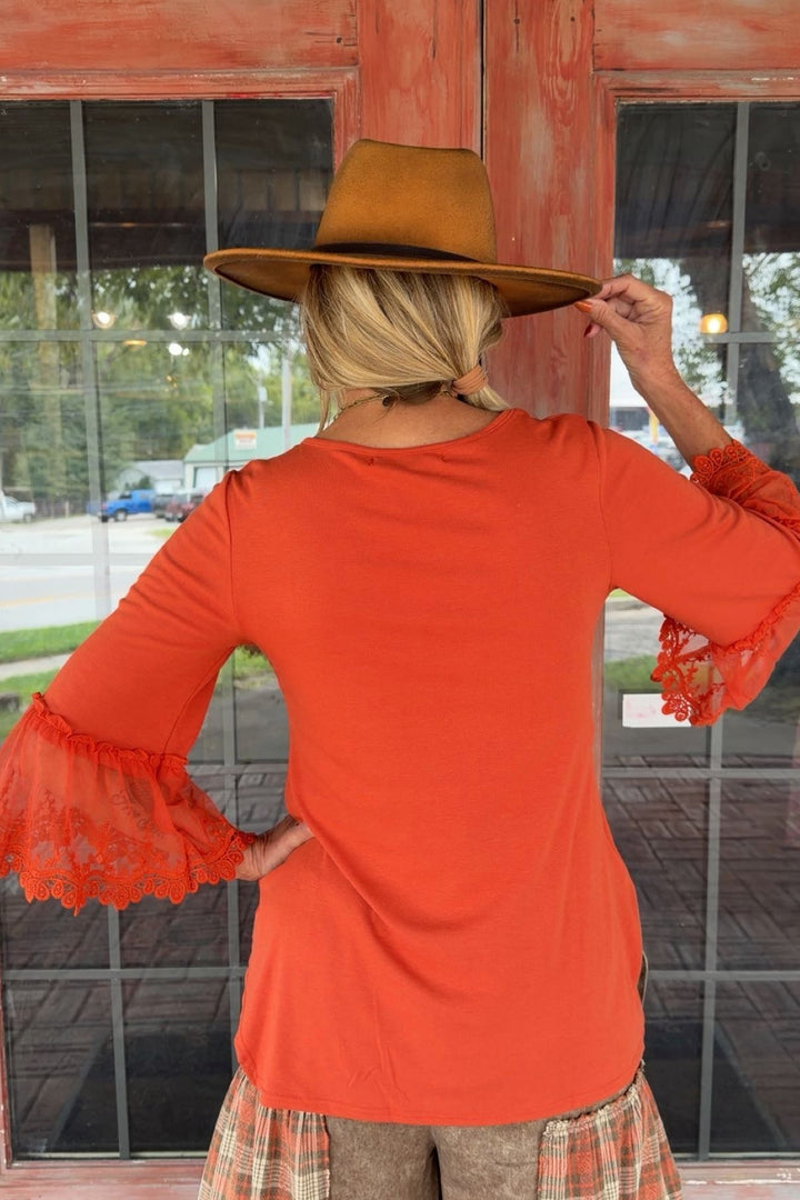 Broom Tail Rust Blouse