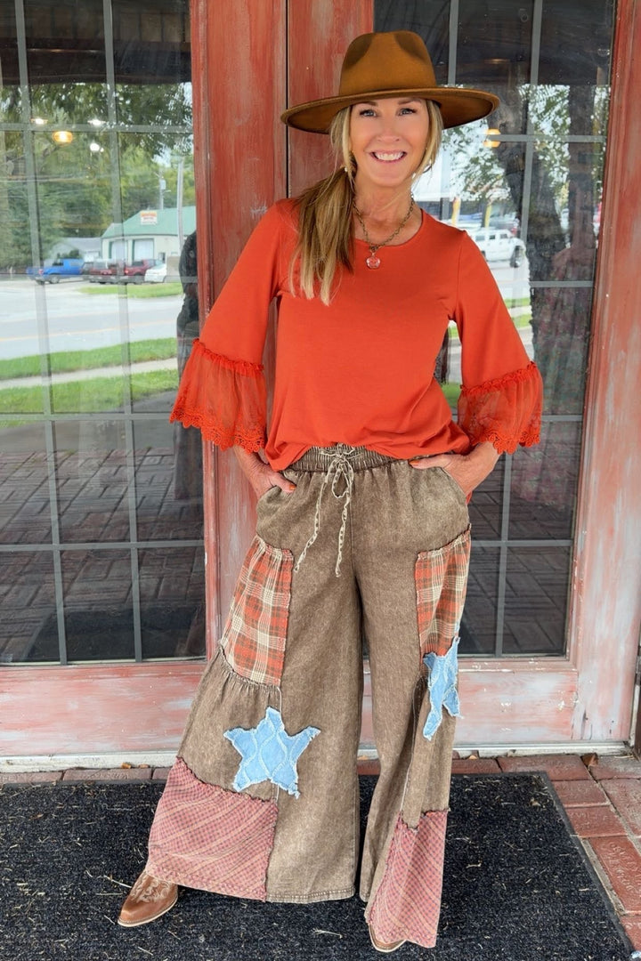 Broom Tail Rust Blouse