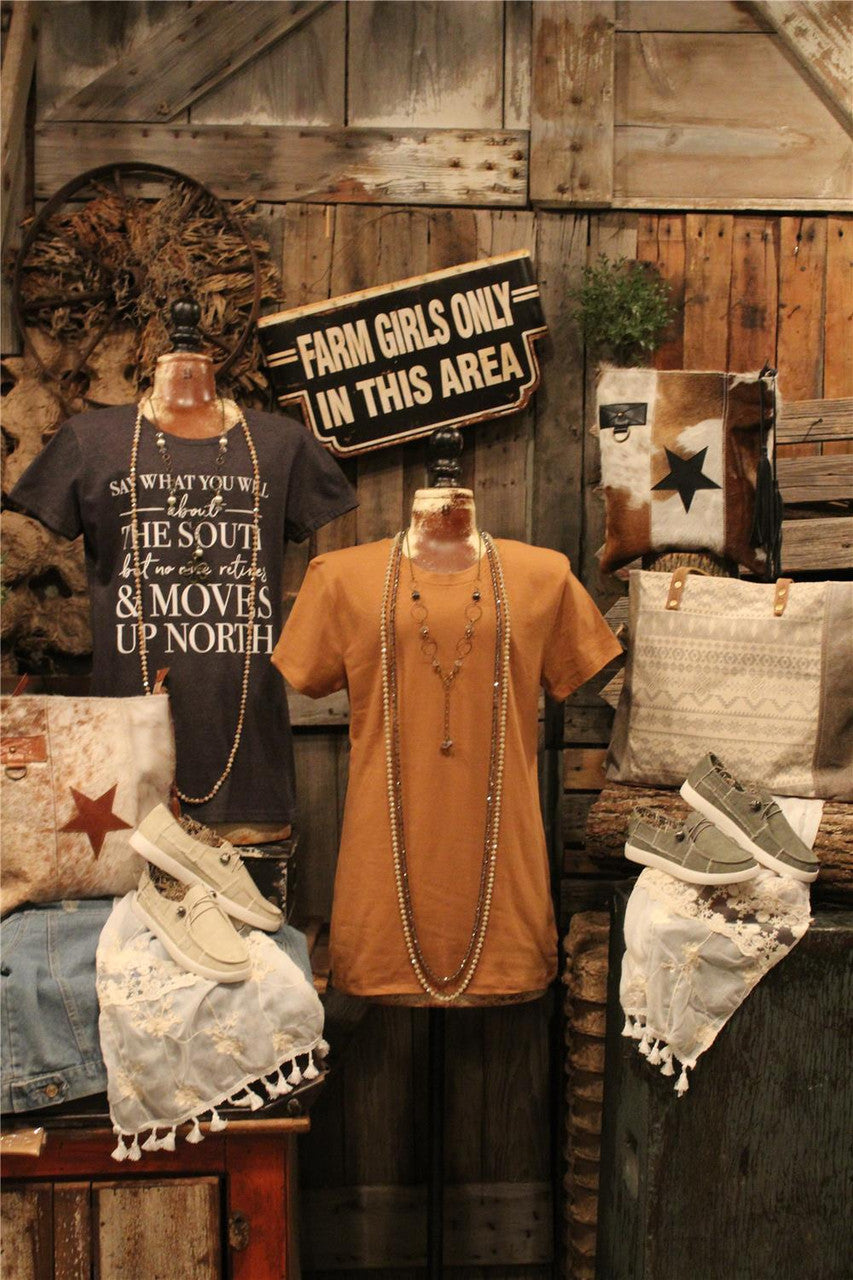 Tan Basic T-shirt