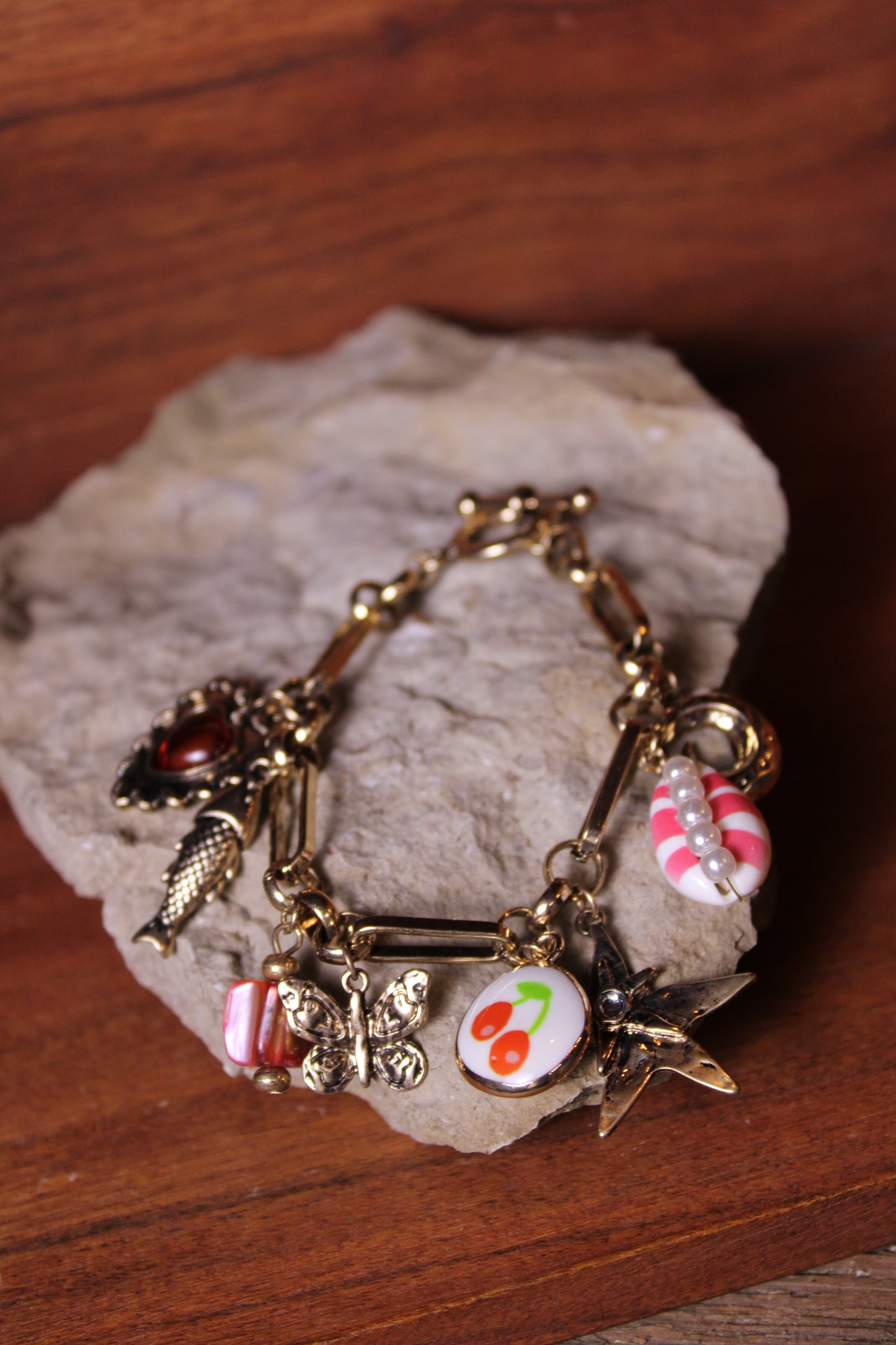 Golden Reef Charm Bracelet