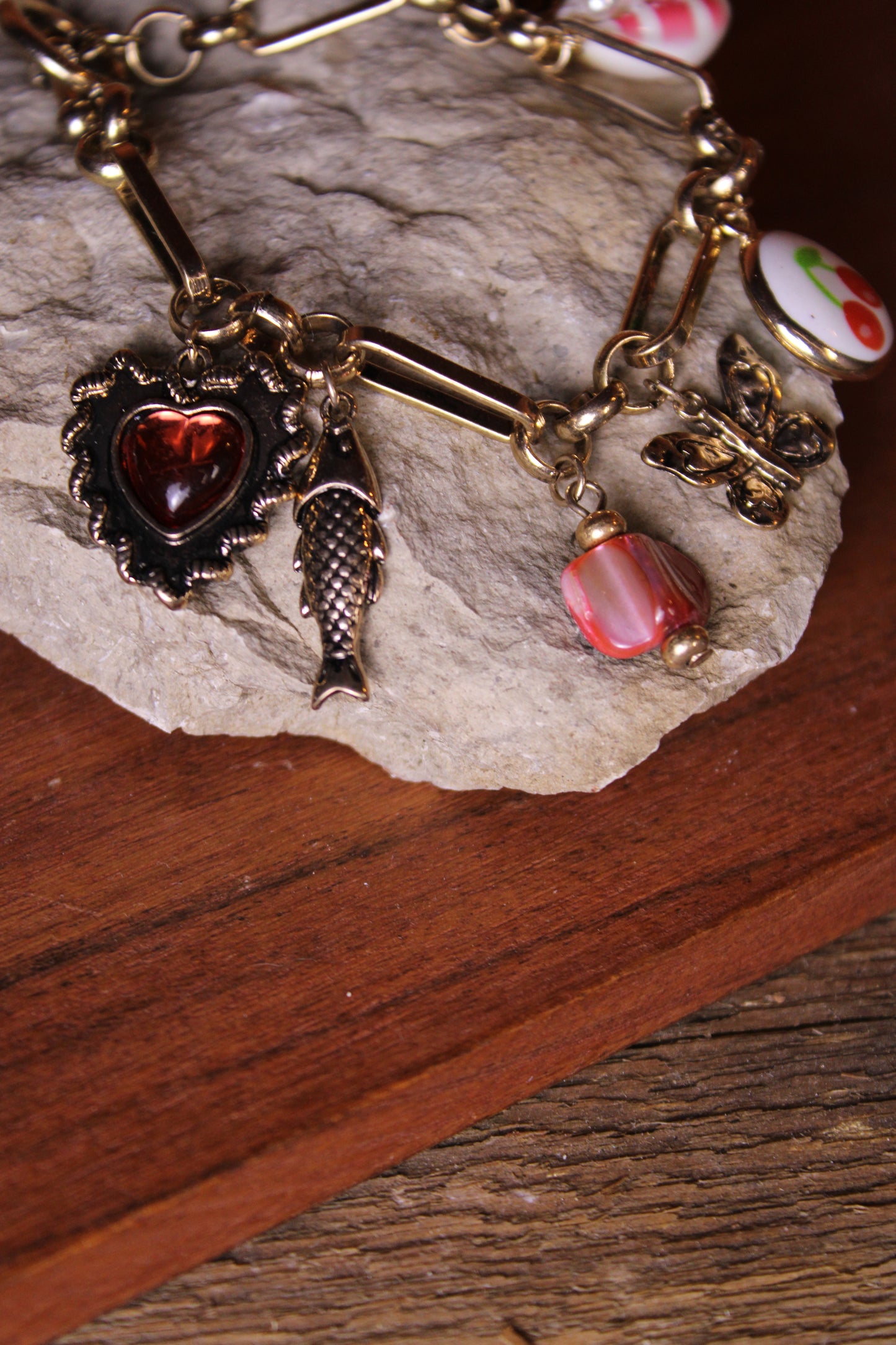 Golden Reef Charm Bracelet