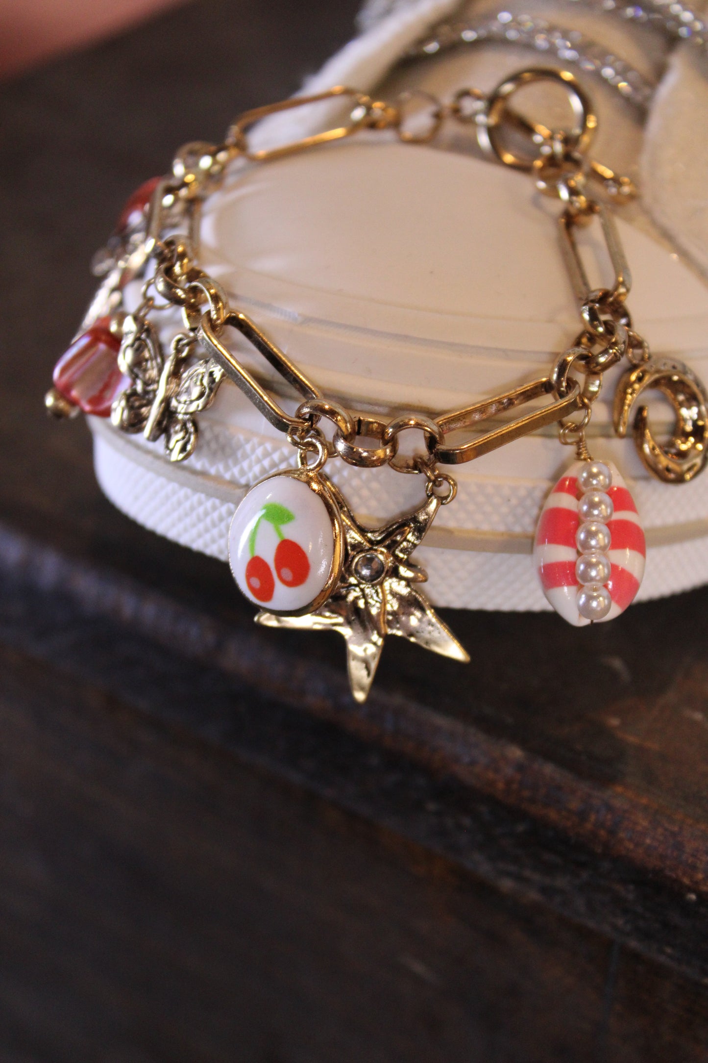 Golden Reef Charm Bracelet