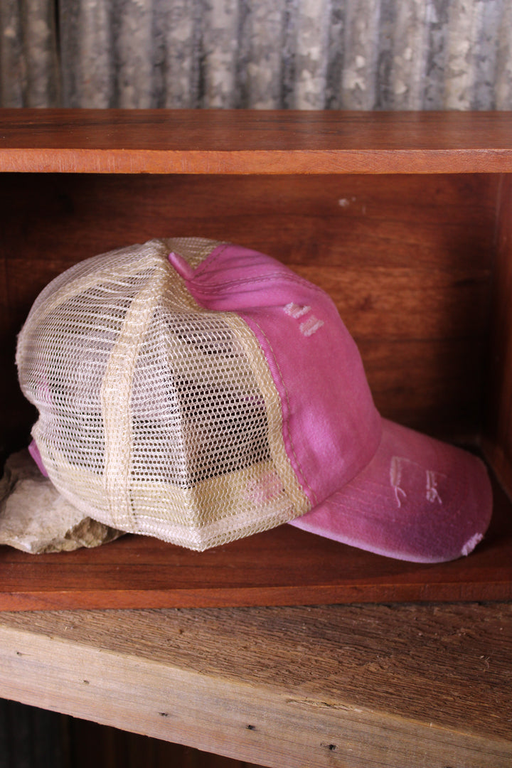 Peony Pink Baseball Cap