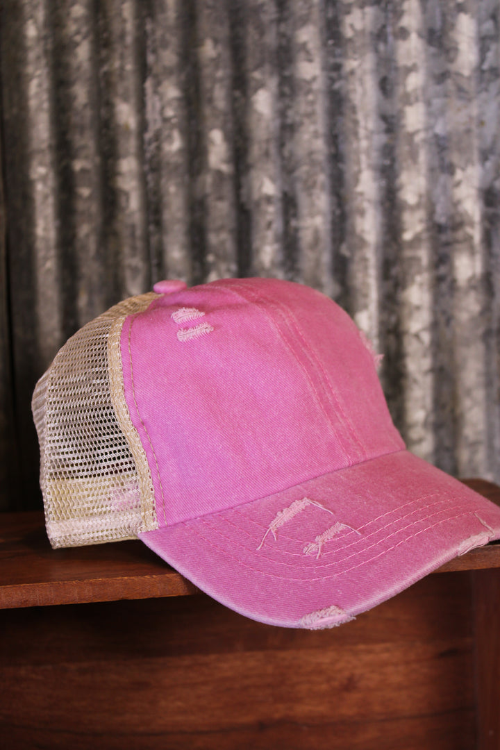 Peony Pink Baseball Cap