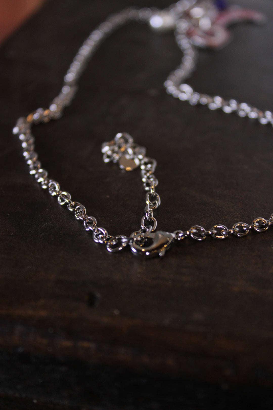 Boots, Bows, And Liberty Silver Necklace