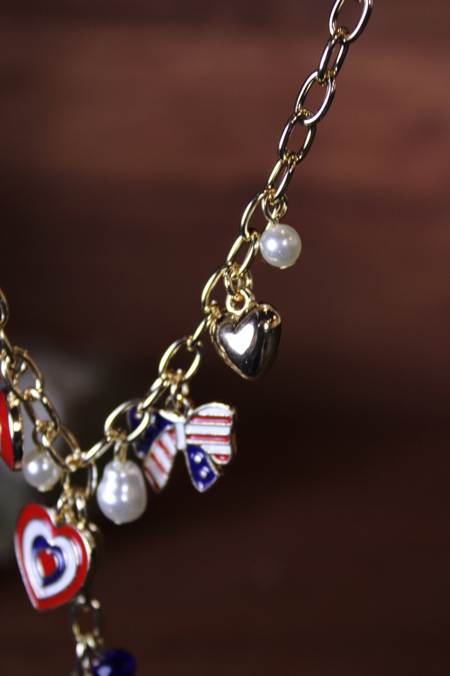 Boots, Bows, And Liberty Necklace