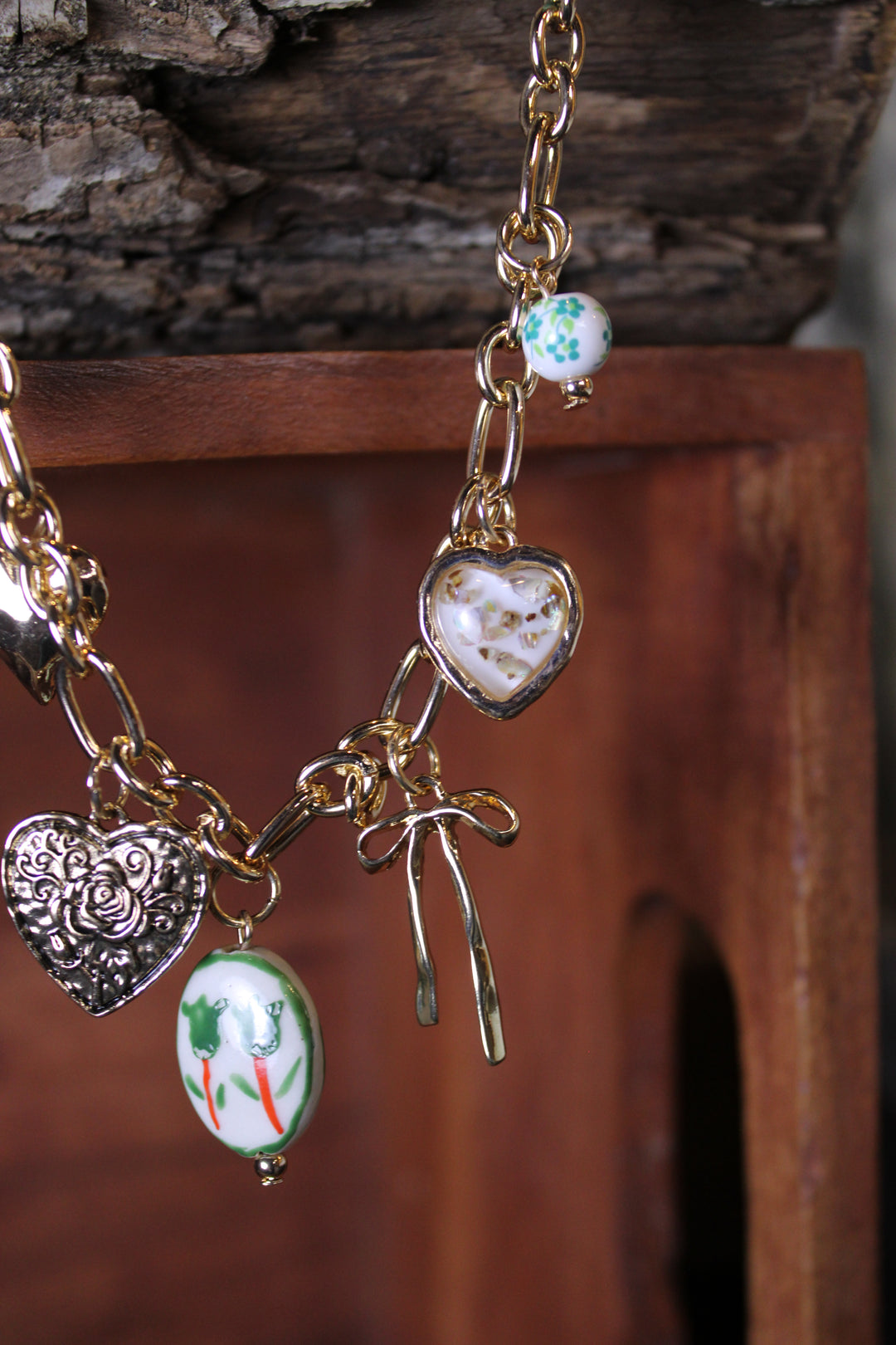 Emerald Isle Scarf Charm Necklace