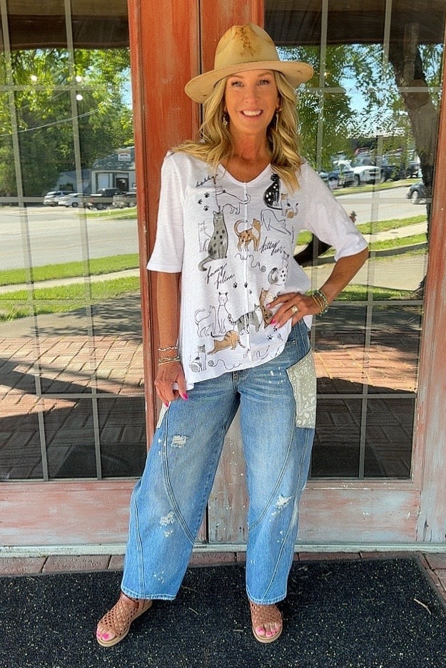 Cool Cats Cotton Tunic