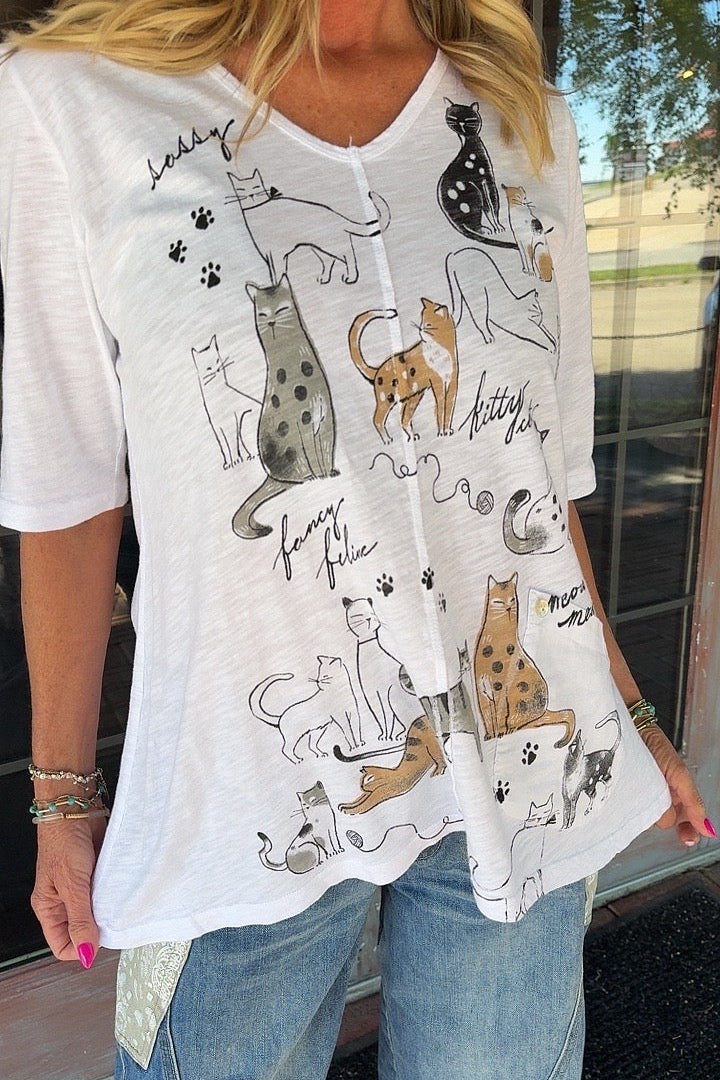 Cool Cats Cotton Tunic