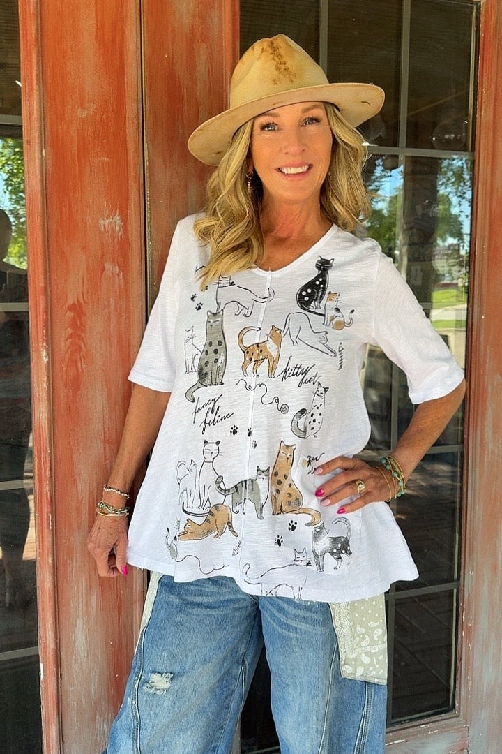 Cool Cats Cotton Tunic