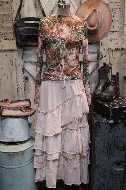 Rosy Ruffle Skirt