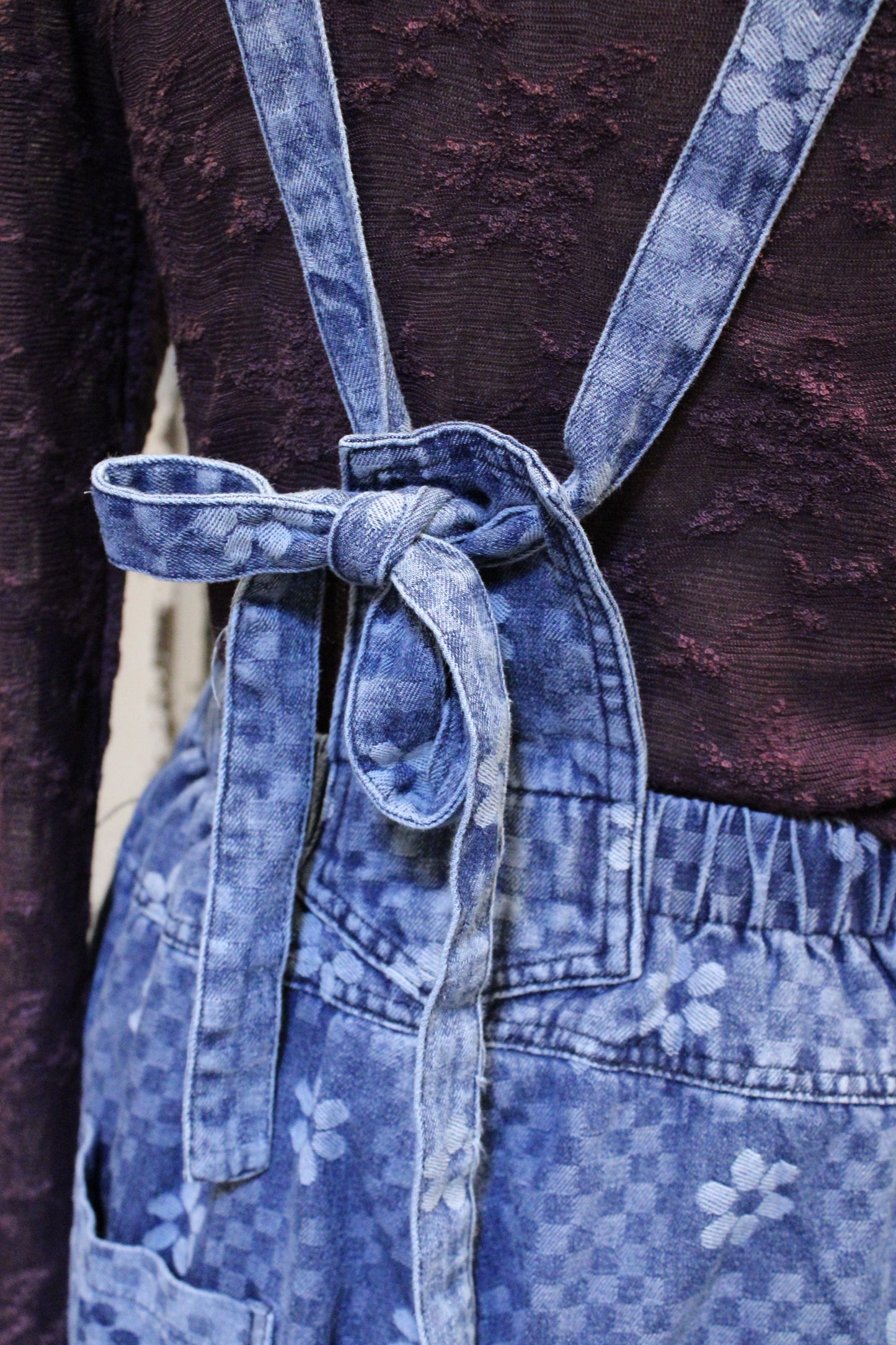 Daisy Denim Cotton Romper