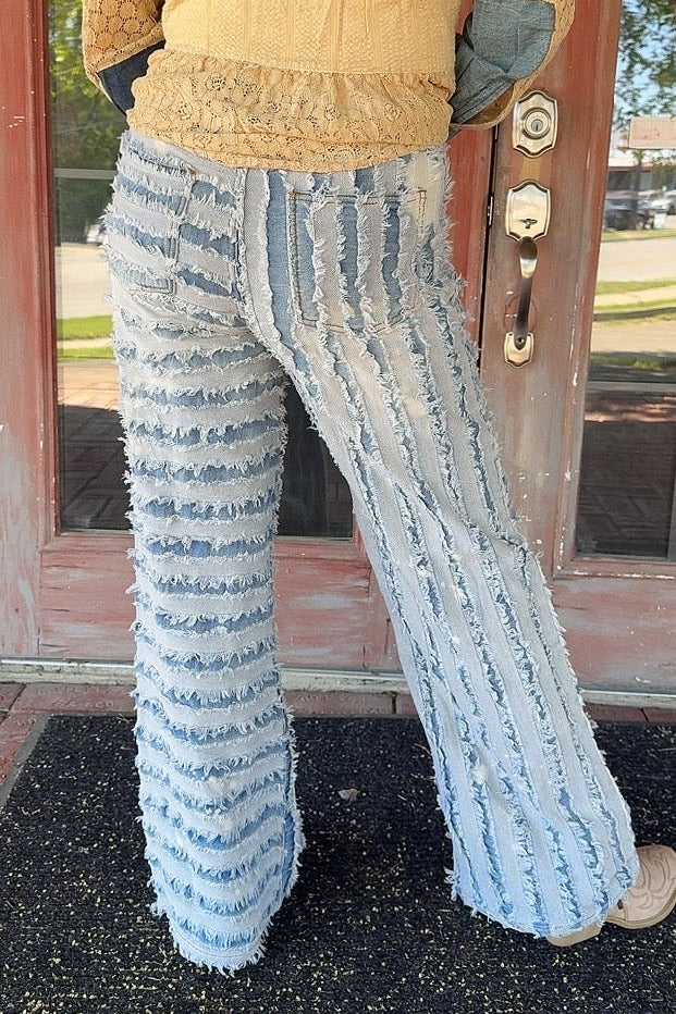 Fringe Frontier Wide Leg Jeans