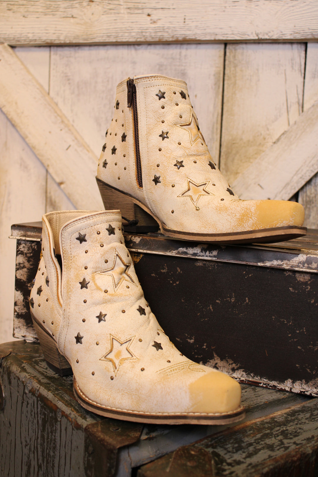 Celestial Stardust Western Booties