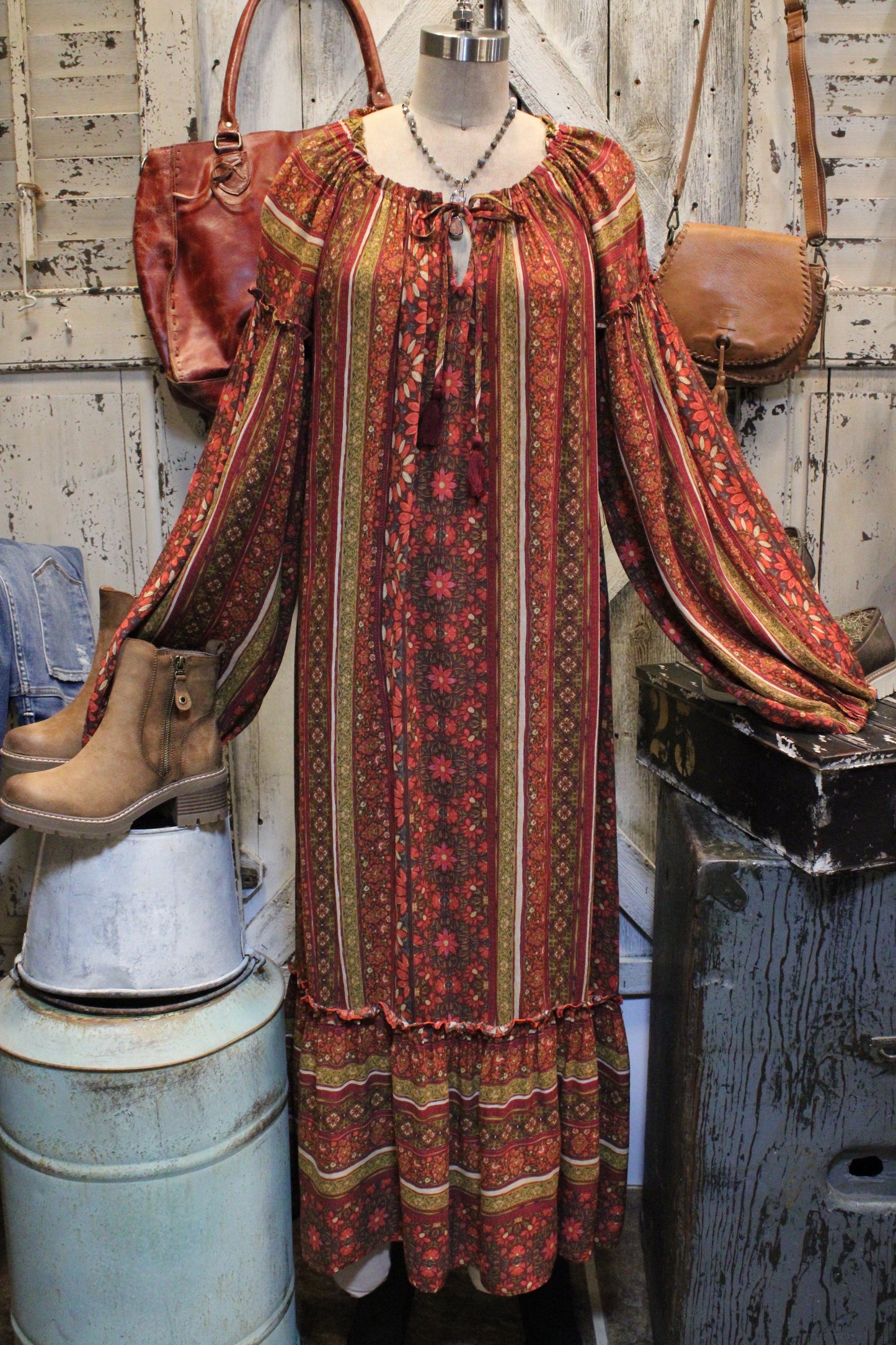 Cherrywood Charm Dress