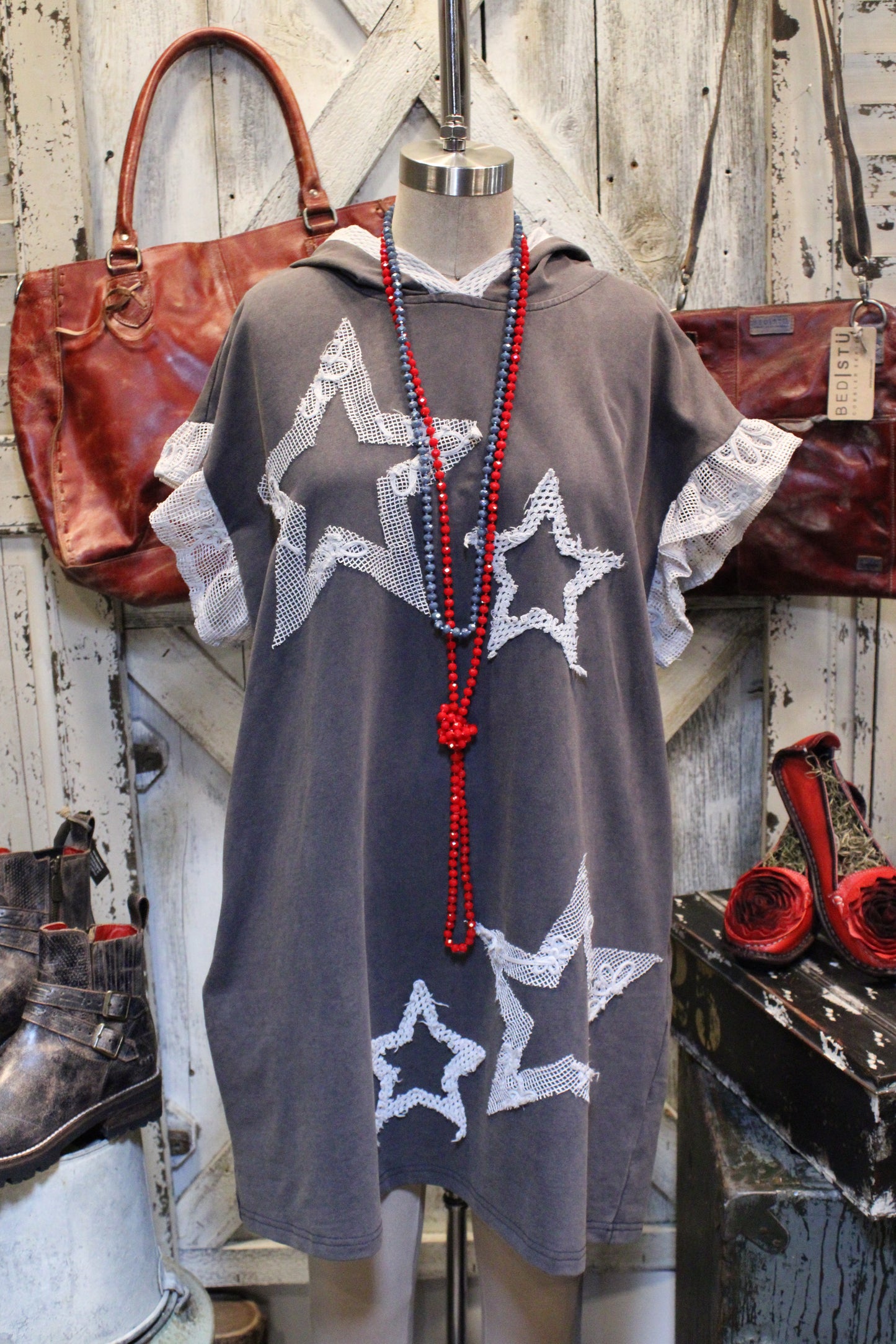 Midnight Sky Hooded Dress