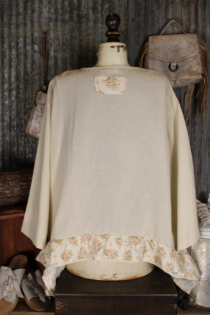 Vintage Petal Beige Top