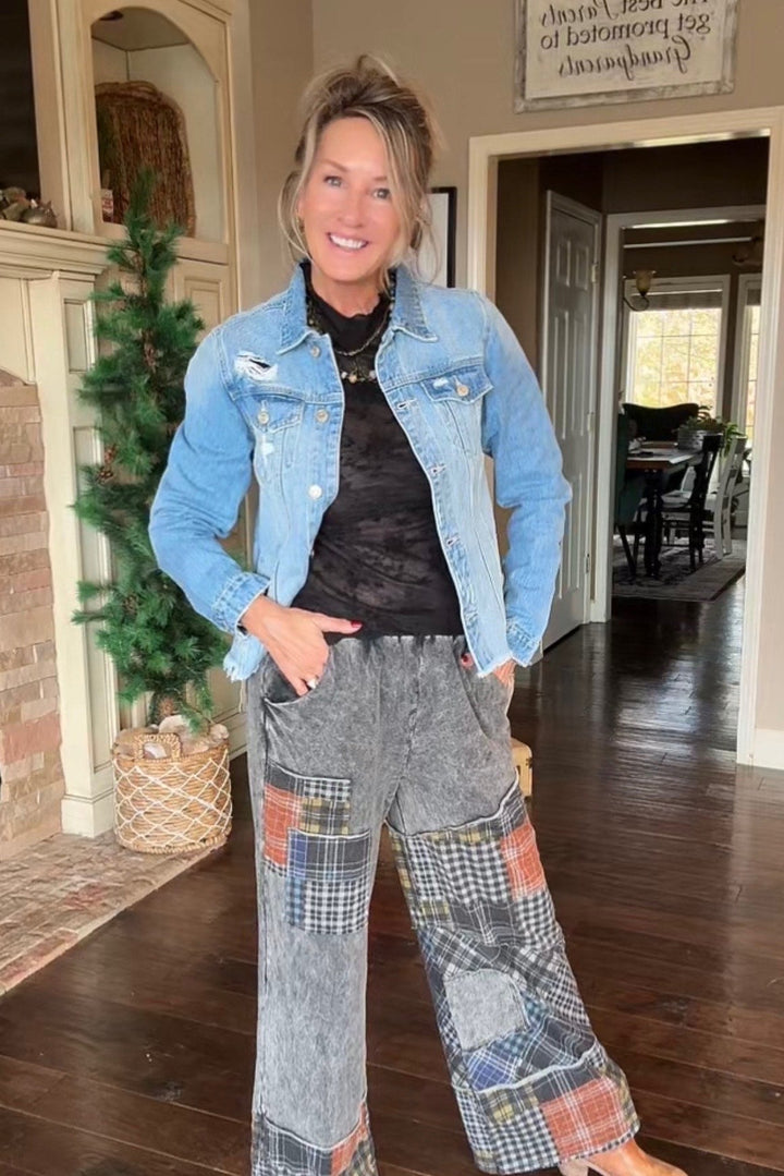 Ash And Plaid Pants