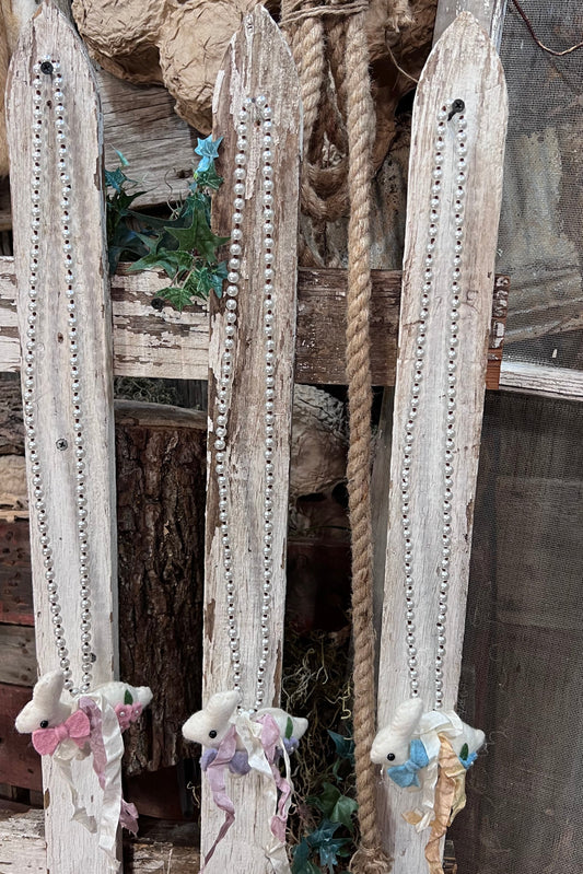 Plush Petal Bunny Necklace