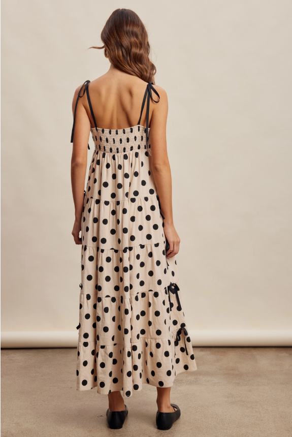 Bistro & Bows Polka Dot Sundress
