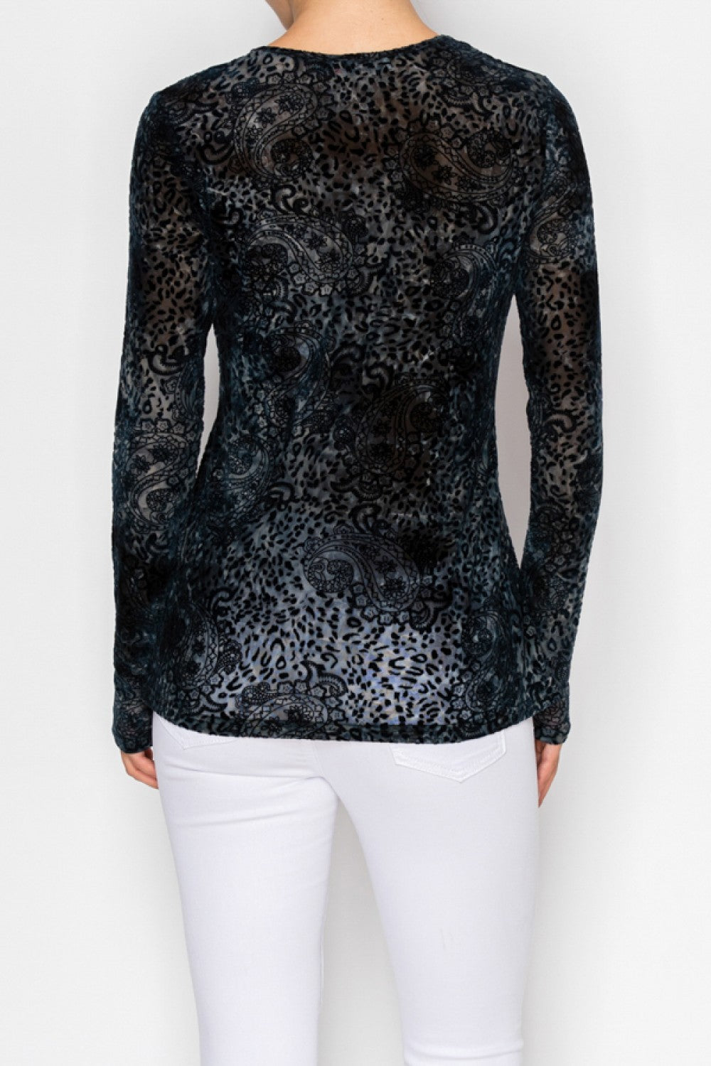 Jungle Mirage Mesh Top