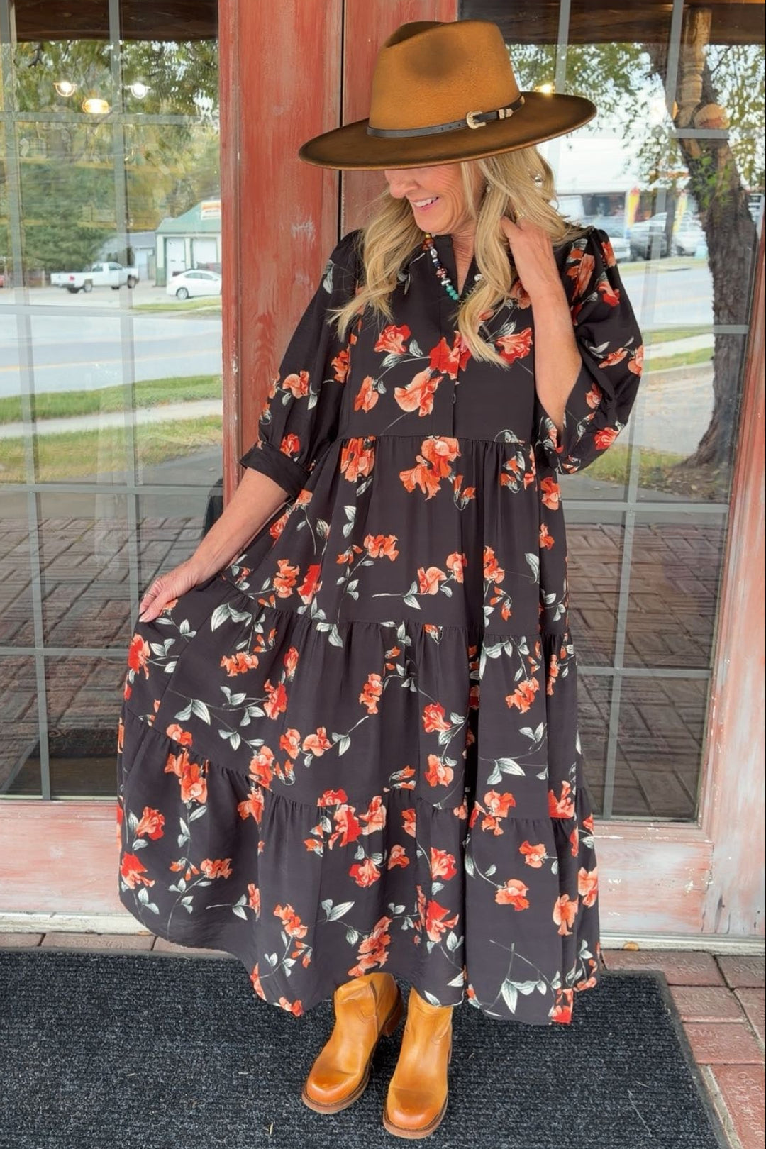 Peach Petal Dress